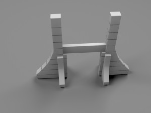 capital gate Modelo 3D
