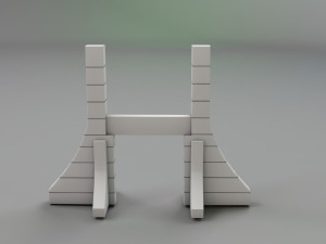 capital gate Modelo 3D