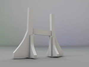 capital gate low 3D Model