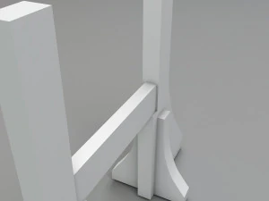 capital gate low 3D Model