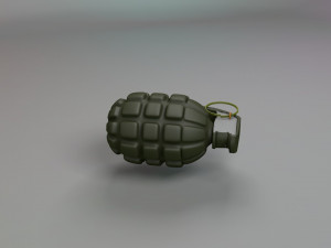 grenade hp Modello 3D
