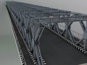 hp steel bridge points 3D Model