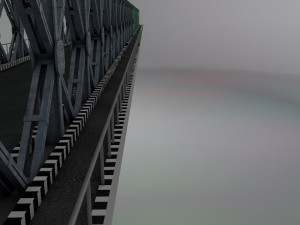 hp steel bridge points Modello 3D