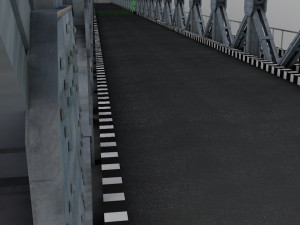 hp steel bridge points Modello 3D