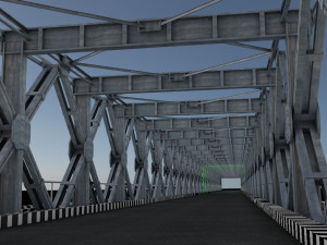 hp steel bridge points Modello 3D