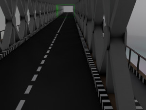 lp steel bridge points 3D 모델