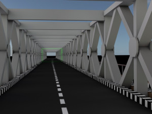 lp steel bridge points 3D 모델