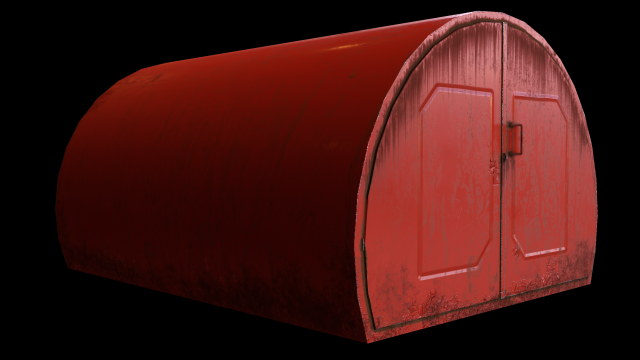 Garage red 3D मॉडल .c4d .max .obj .3ds .fbx .stl .blend 