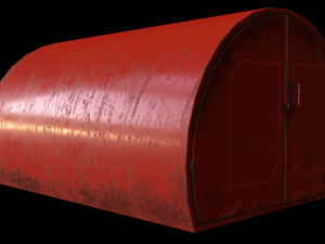 Garage red 3D मॉडल
