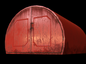 Garage red 3D मॉडल