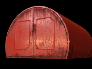 Garage red 3D Model