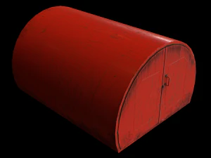 Garage red 3D Model