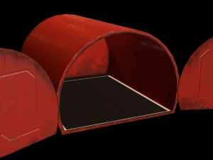Garage red 3D मॉडल