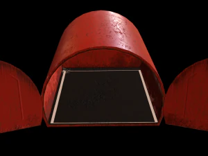 Garage red 3D Model