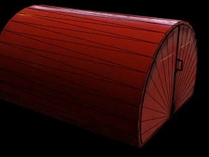 Garage red 3D Model