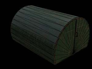 H&eacute;misph&egrave;re vert garage Modèle 3D