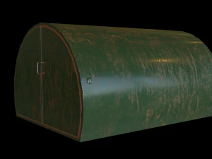 Garage green hemisphere 3D Model