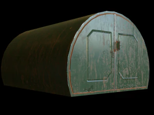 Garage green hemisphere 3D Model