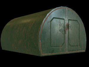 Garage green hemisphere 3D Model