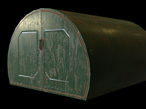 Garage green hemisphere 3Dモデル