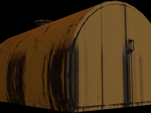 Yellow garage 3D 모델