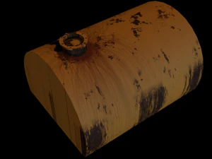 Yellow garage 3D Model