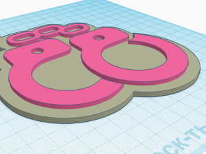 bdsm keychain 2 3D Model