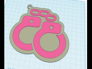 bdsm keychain 2 3D 模型