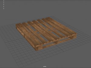 wood pallet 3D 모델