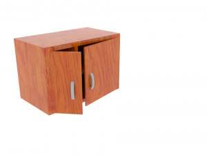 wood cabinet 3D Modell
