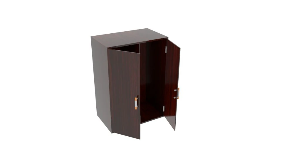 brown cupboard 3D Model .c4d .max .obj .3ds .fbx .stl .blend