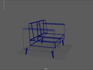 leather couch 3D Model
