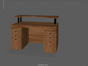 office desk Model 3D