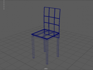 dining table with chairs 3D Model