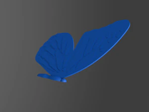 half butterfly mirror accessory 3D Print Model