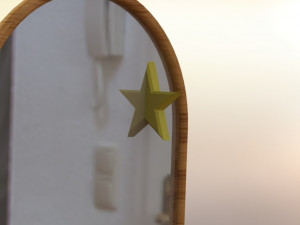 half star mirror accessory 3D Print Model