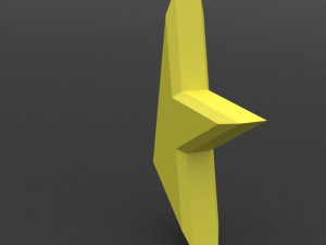half star mirror accessory 3D Print Model