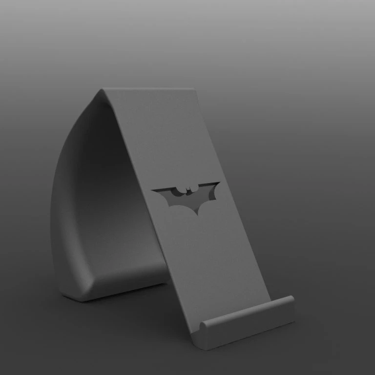 batman phone holder 3D Print Model .c4d .max .obj .3ds .fbx .stl .blend 