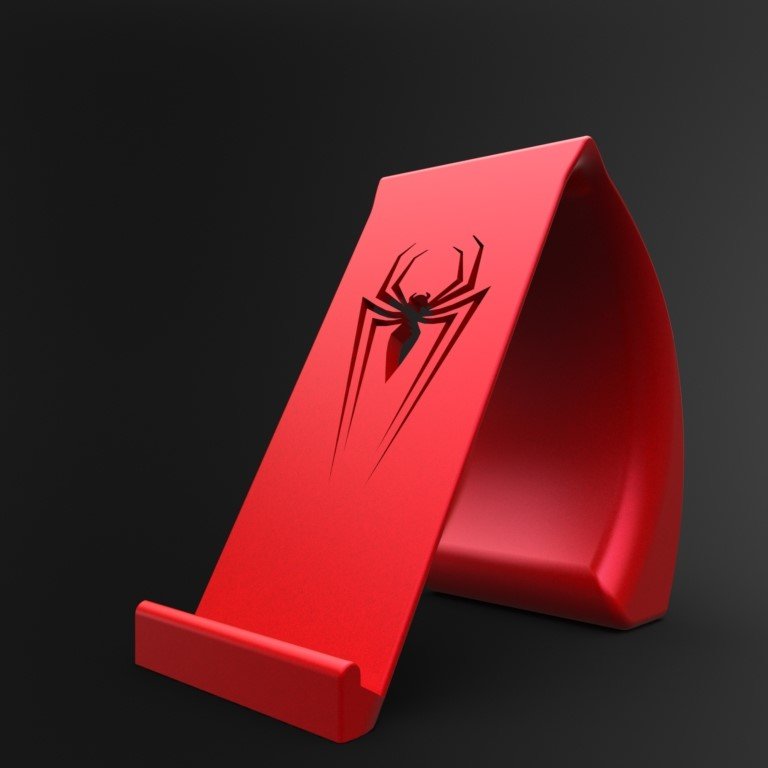 SpiderMan Phone Holder 3D Model in Phone cases 3DExport