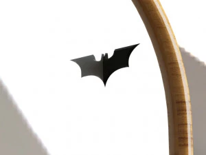 half batarang mirror accessory 3D Print Model