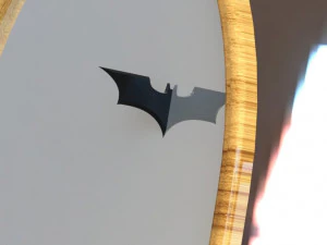 half batarang mirror accessory 3D Print Model