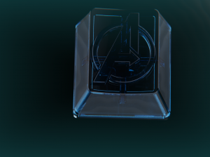 avengers logo keycap 3D-Druckmodell