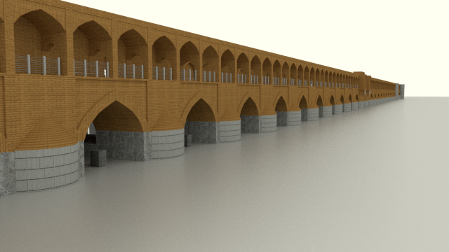 Sio se pol bridge 3D Model .c4d .max .obj .3ds .fbx .stl .blend 