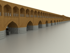 Sio se pol bridge 3D Модель