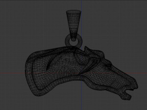 Pendant horse Model 3D