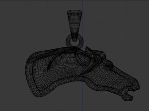 Pendant horse 3D Model