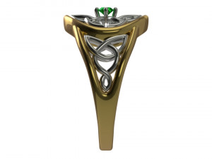 Ring one stone 3Dモデル