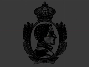 Ornament napolen 3D Model