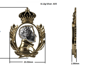 Ornament napolen 3Dモデル