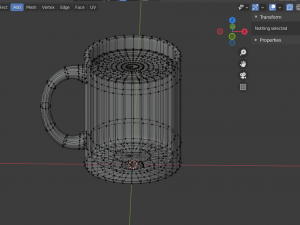 Model cup 3D Model